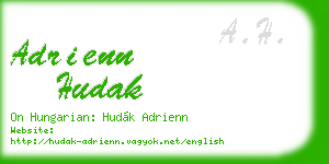 adrienn hudak business card