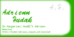 adrienn hudak business card